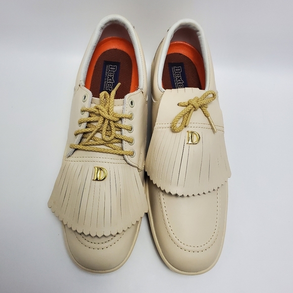 Dexter Shoemakers To America Tassel Loafers Golfer Shoes Sz 9.5 M FS910-6 Beige main image 11